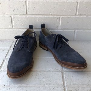 Topman Blue Suede Shoes